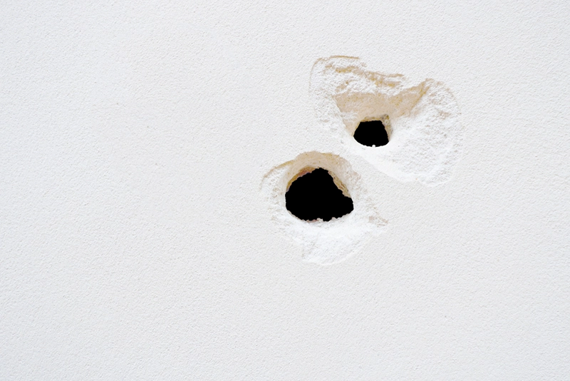 Large holes in drywall